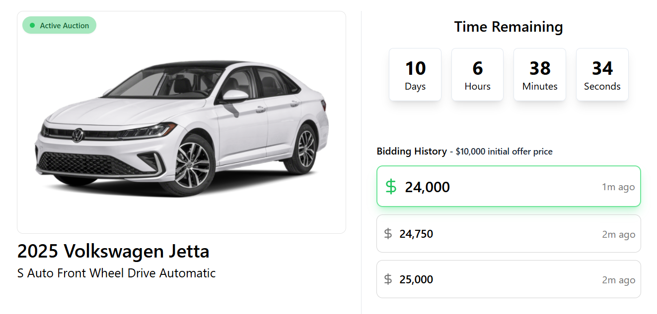 Dealers Bid
